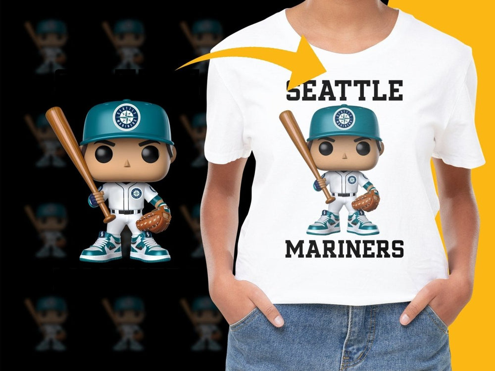 Seattle Mariners Baseball Graphic PNG File - Teepew