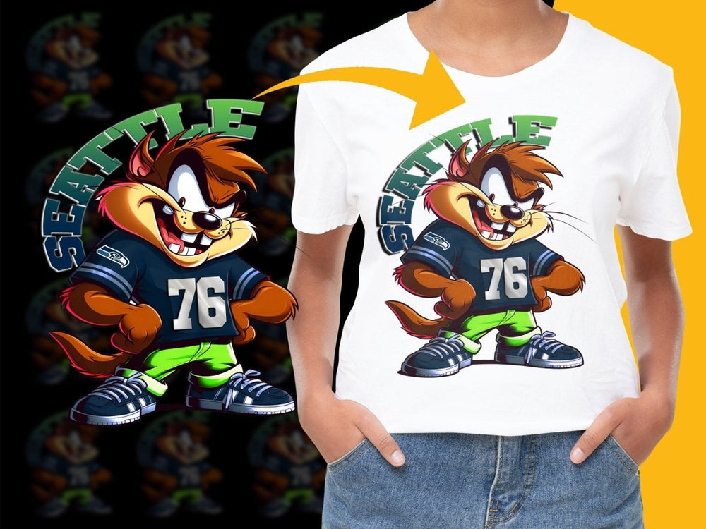 Seattle Number 76 Graphic NFL Football PNG File - Teepew
