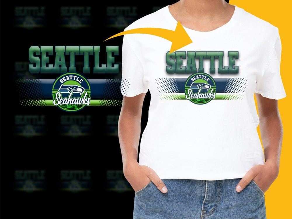 Seattle Seahawks Bold Logo NFL PNG File - Teepew