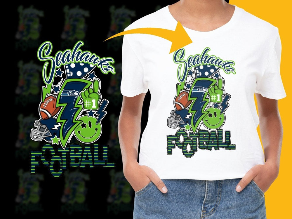 Seattle Seahawks Football Graphics PNG File - Teepew