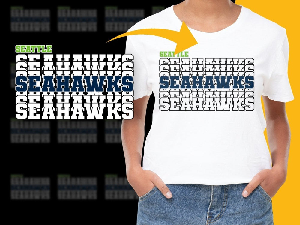 Seattle Seahawks Football Team Graphic PNG File - Teepew