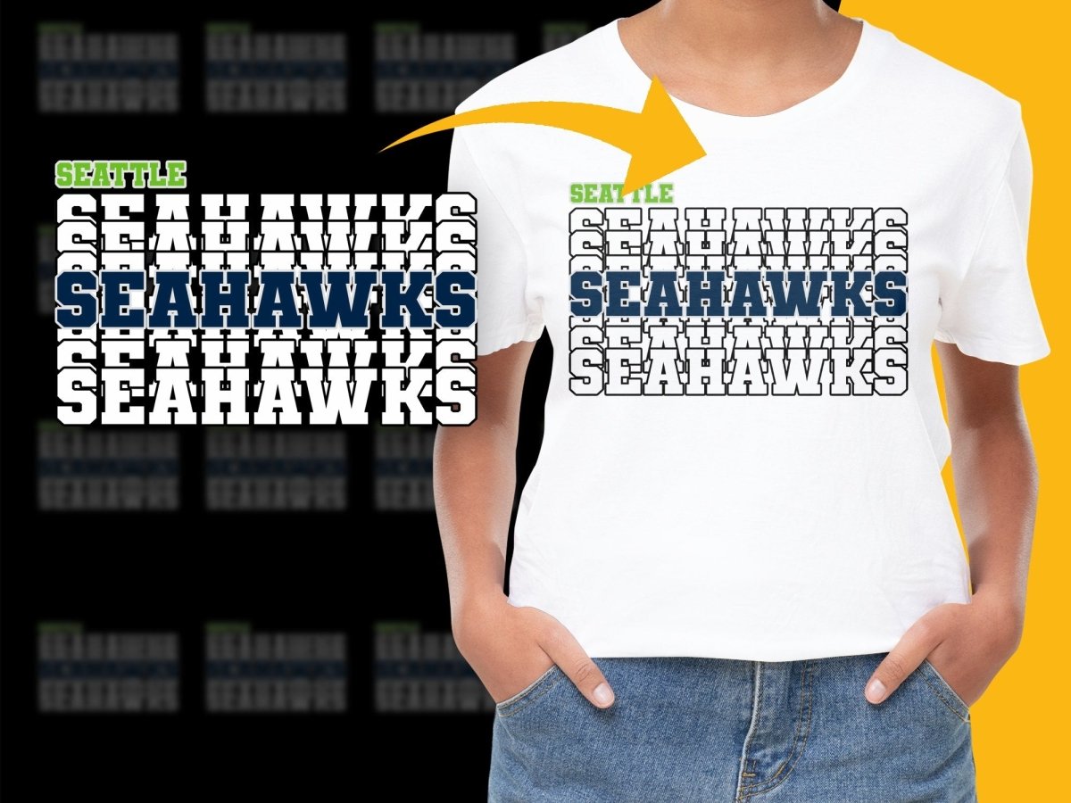 Seattle Seahawks Football Team Graphic PNG File - Teepew