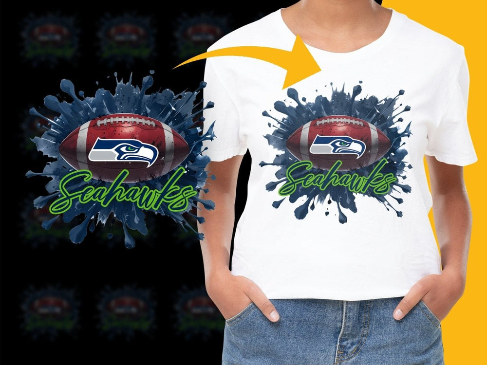 Seattle Seahawks Graphic NFL Football Fan PNG File - Teepew
