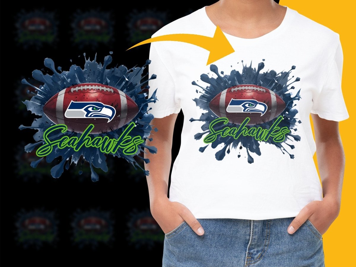 Seattle Seahawks Graphic NFL Football Fan PNG File - Teepew