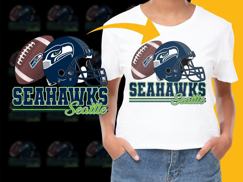 Seattle Seahawks NFL Football Team Fan PNG File - Teepew