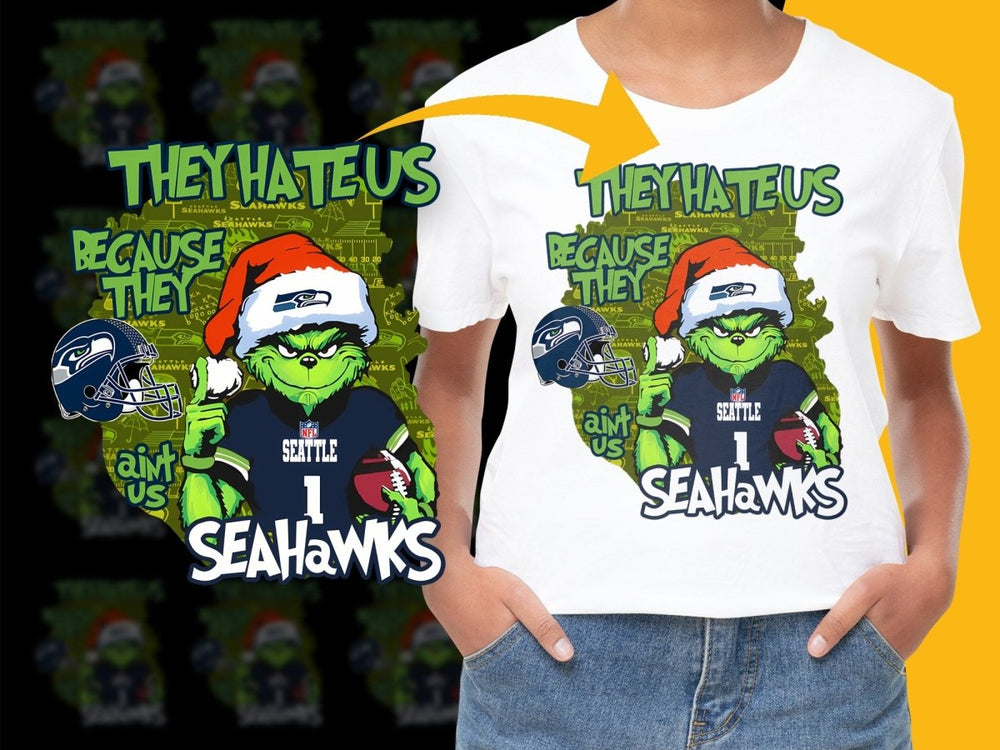 Seattle Seahawks They Hate Us Because They Aint Us PNG File - Teepew