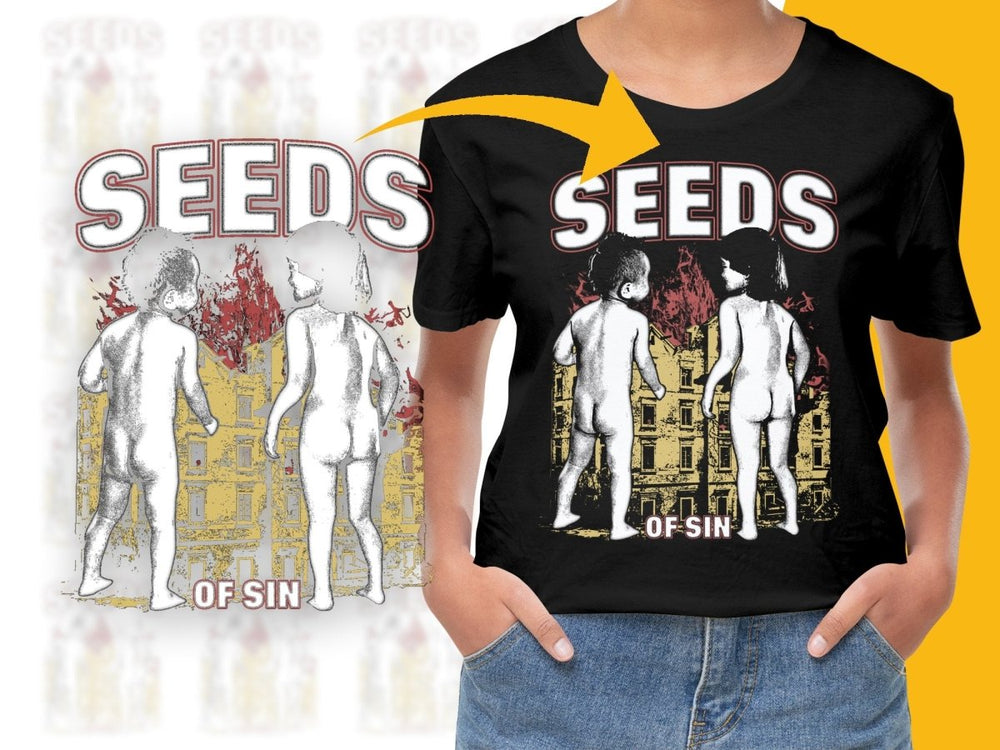 SEEDS OF SIN Artistic Design Unique Graphic PNG File - Teepew