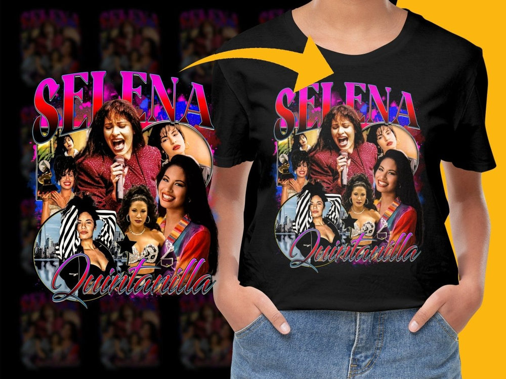 Selena Quintanilla Bootleg Design Graphic PNG File - Teepew