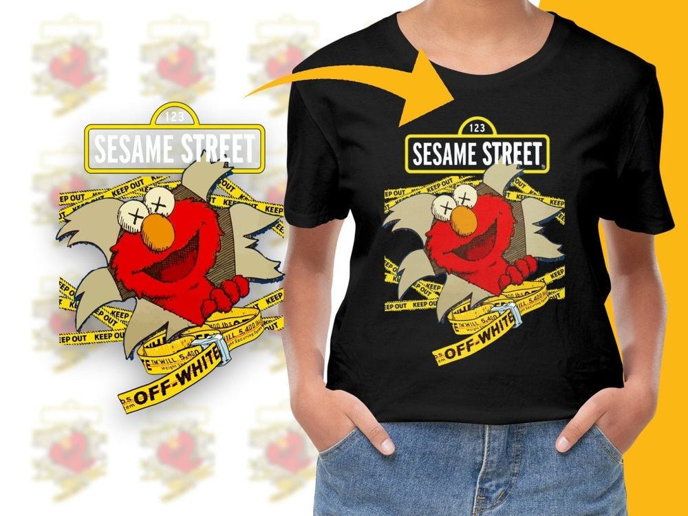 Sesame Street Elmo Off Graphic PNG File - Teepew
