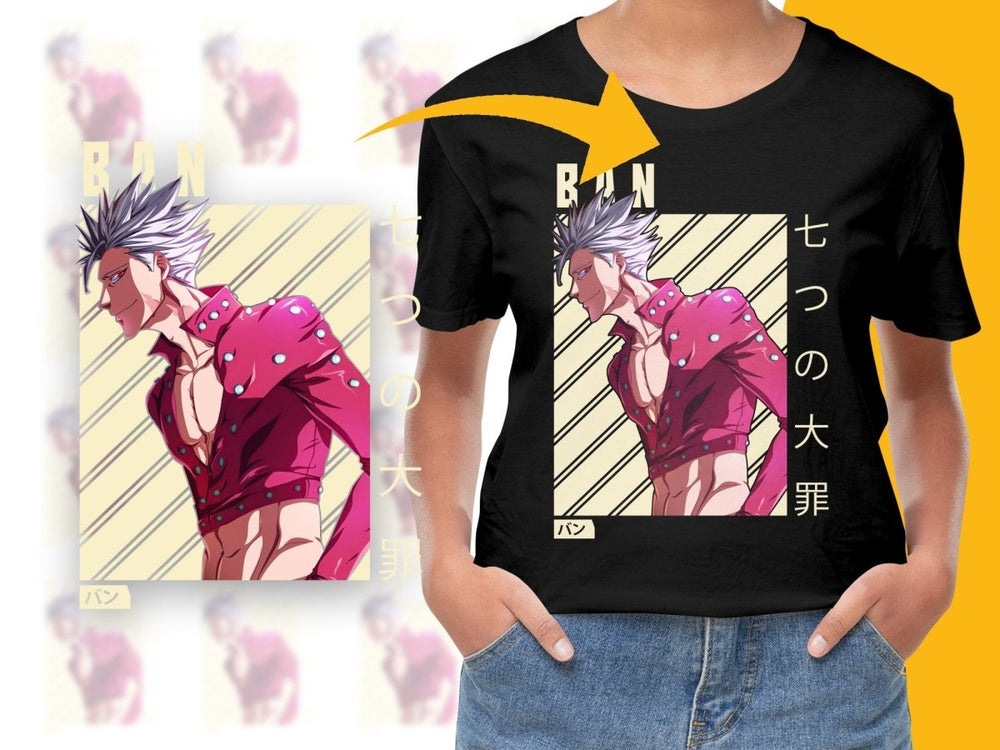 Seven Deadly Sins Ban Character PNG Digital - Teepew