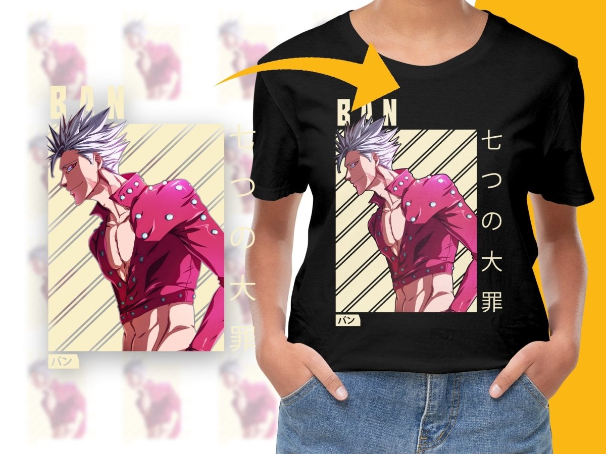 Seven Deadly Sins Ban Character PNG Digital - Teepew