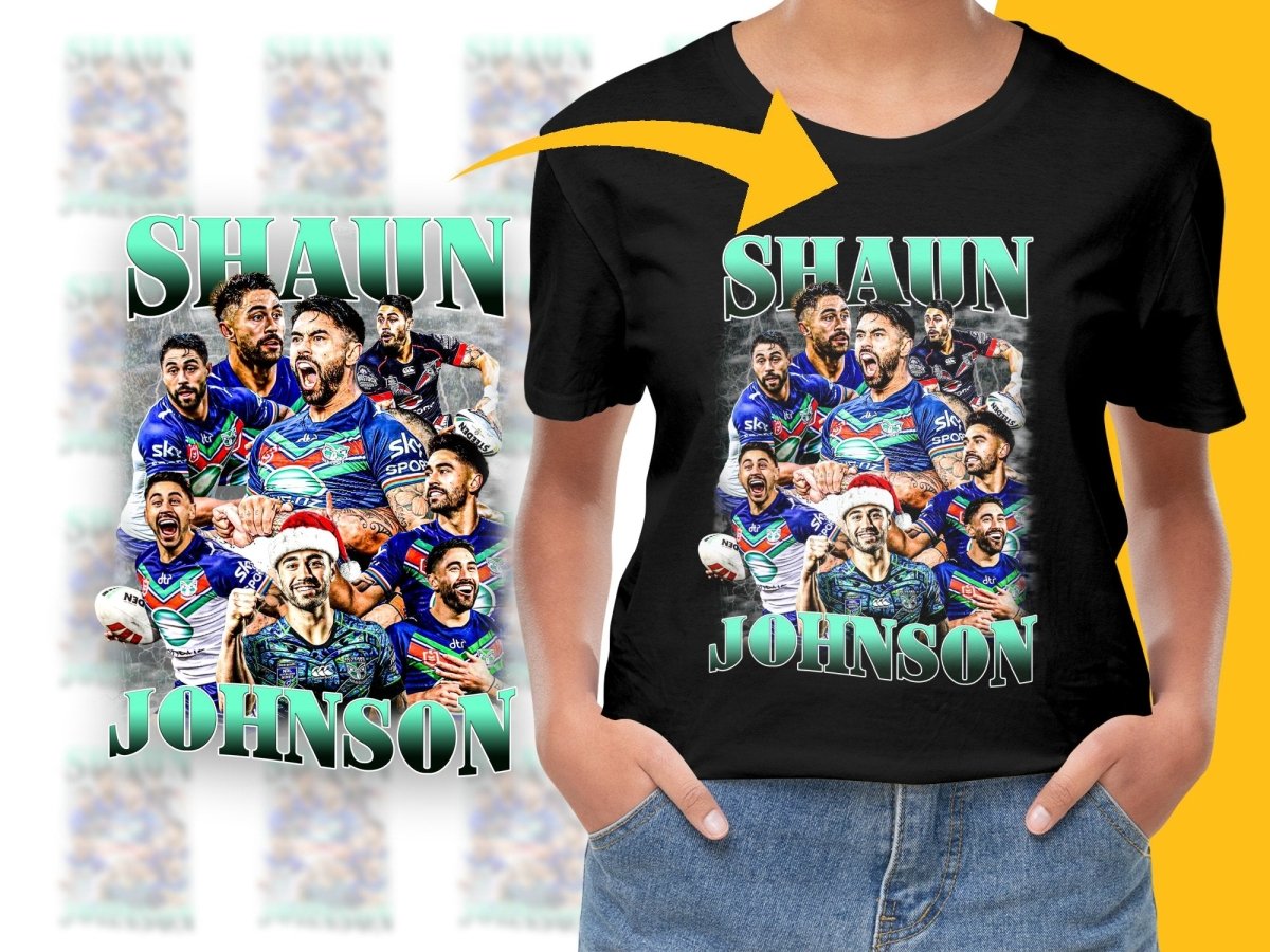 Shaun Johnson Exciting Action Bootleg Graphic PNG File - Teepew