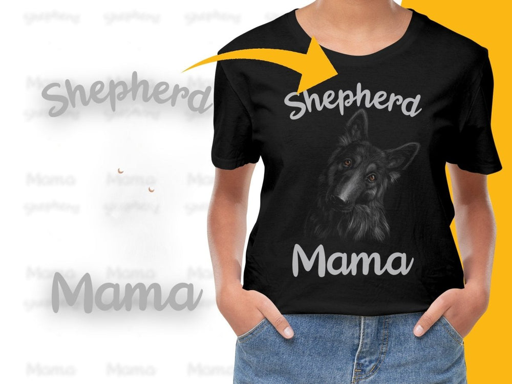 Shepherd Mama Cute Dog Lover PNG File - Teepew