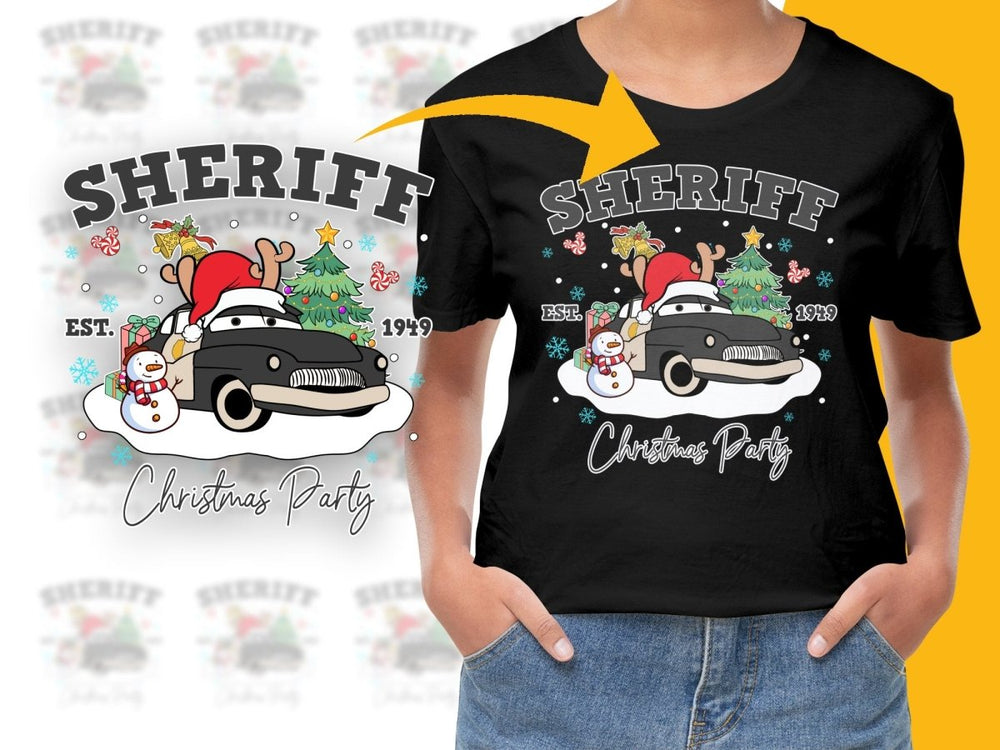 Sheriff Christmas Party PNG File - Teepew
