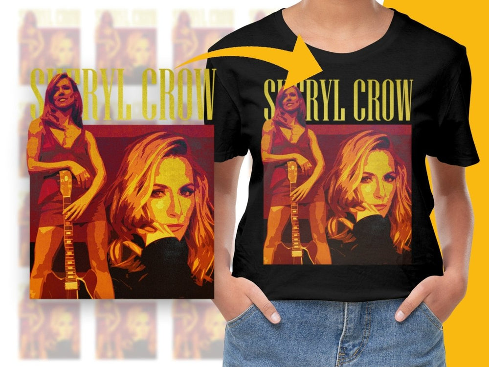SHERYL CROW Music Homage PNG File - Teepew