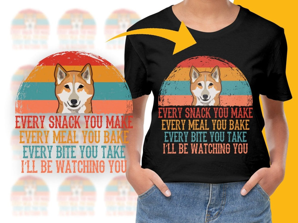 Shiba Inu Dog Every Snack You Watch PNG File - Teepew