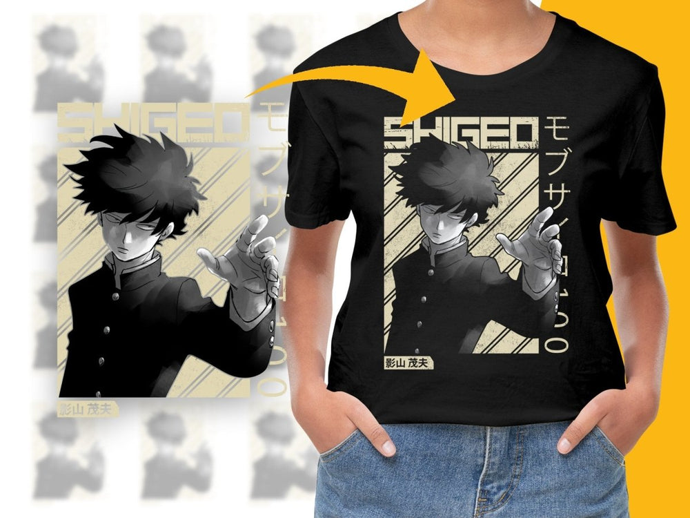 Shigeo Kageyama Anime Character PNG Digital Download - Teepew