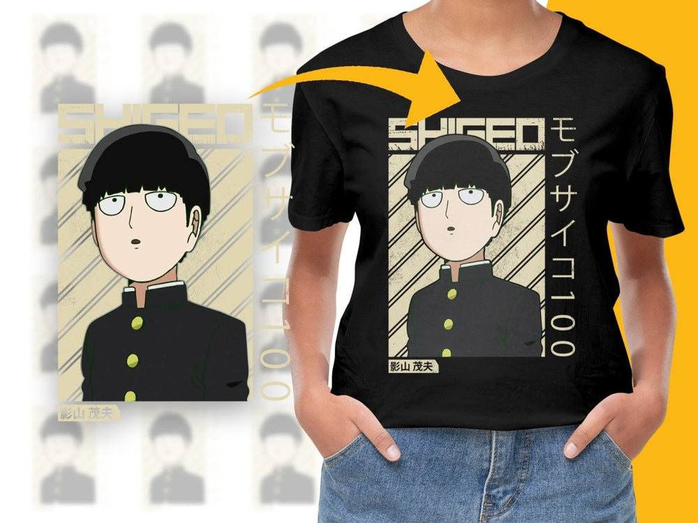 Shigeo Mob Anime Character PNG File - Teepew