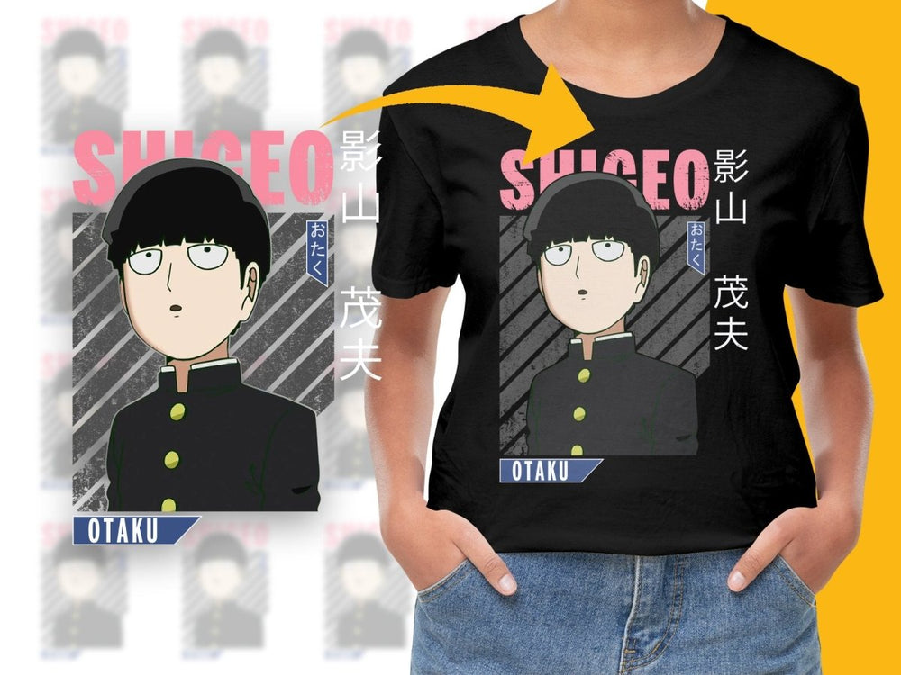 Shigeo Mob Psycho 100 Digital Character PNG Download - Teepew