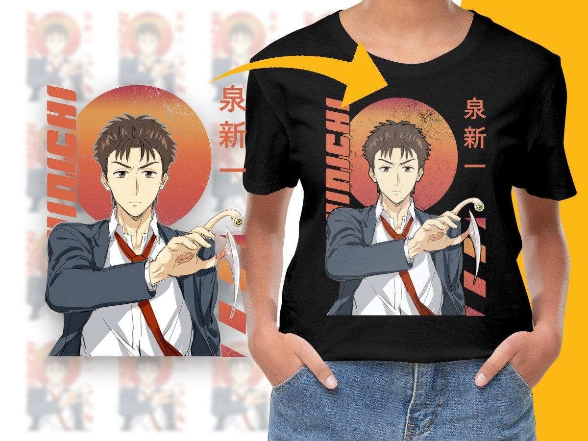 Shinichi Izumi Anime Character PNG Digital Download - Teepew