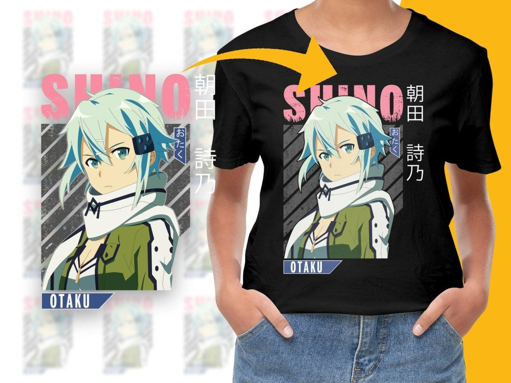 Shino Otaku Anime Character PNG File - Teepew