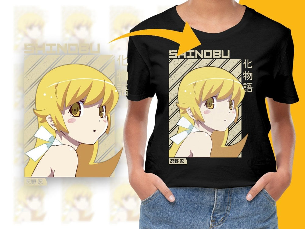Shinobu Oshino PNG File Anime Digital - Teepew