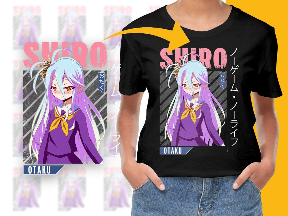 Shiro No Game No Life Anime Character PNG Digital - Teepew