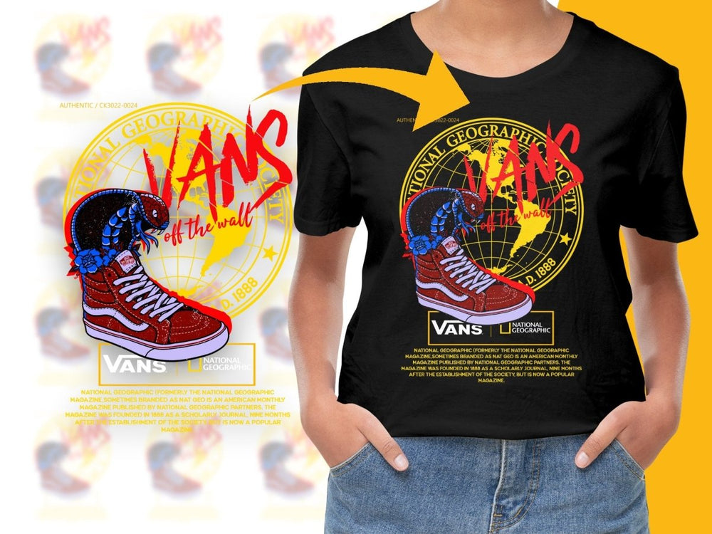 Shoe Brand Off The Wall National Geographic Inspired PNG File - Teepew