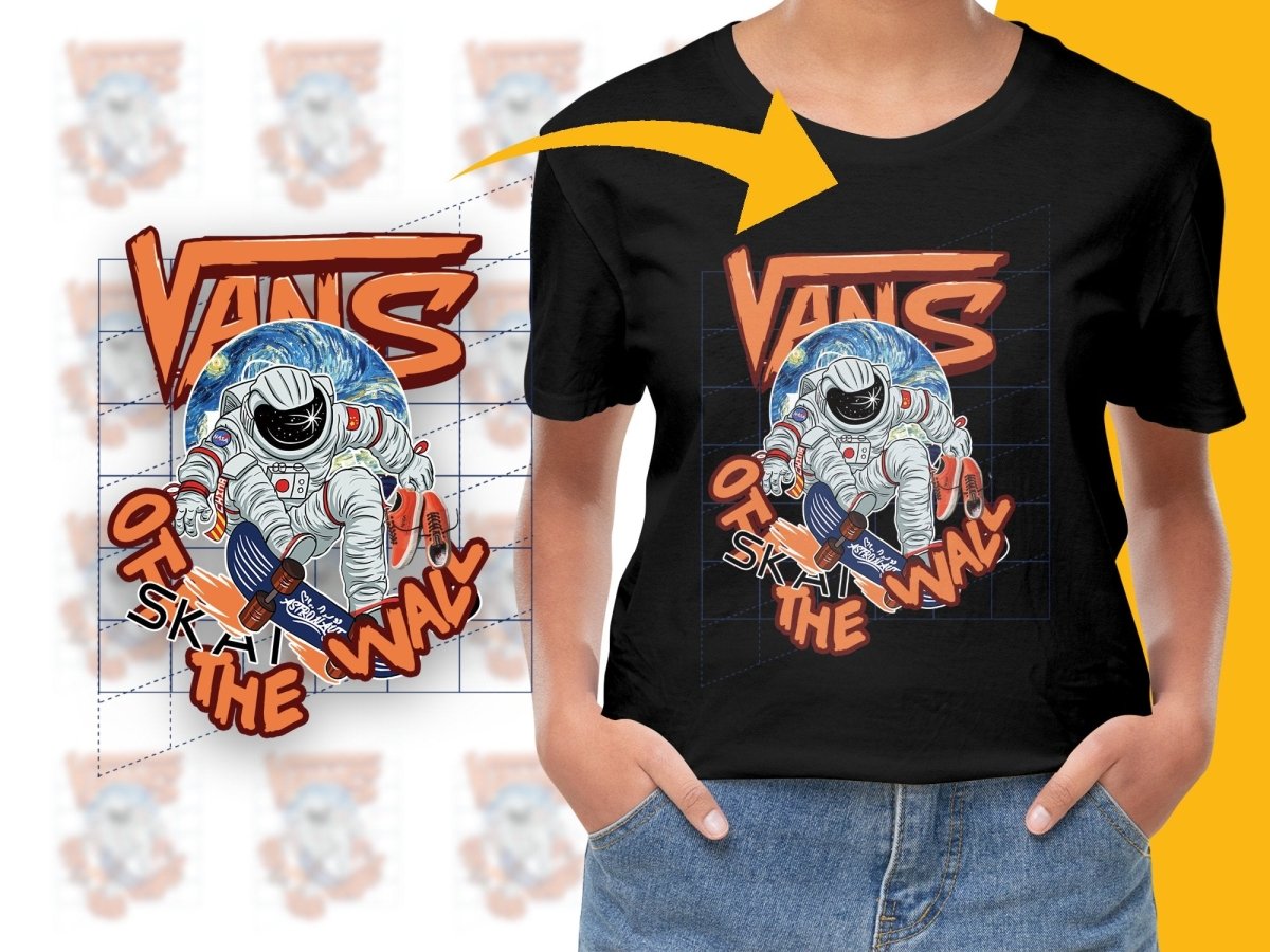 Shoe Brand Off The Wall Skate Art Graphic Men's PNG File - Teepew