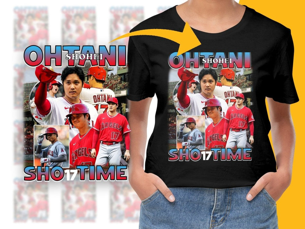 Shohei Ohtani Sho Time Baseball Graphic PNG File - Teepew