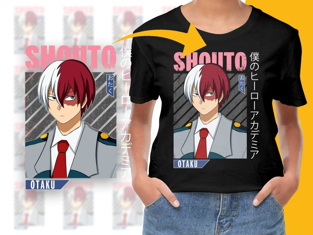 Shoto Todoroki Anime Character PNG File - Teepew