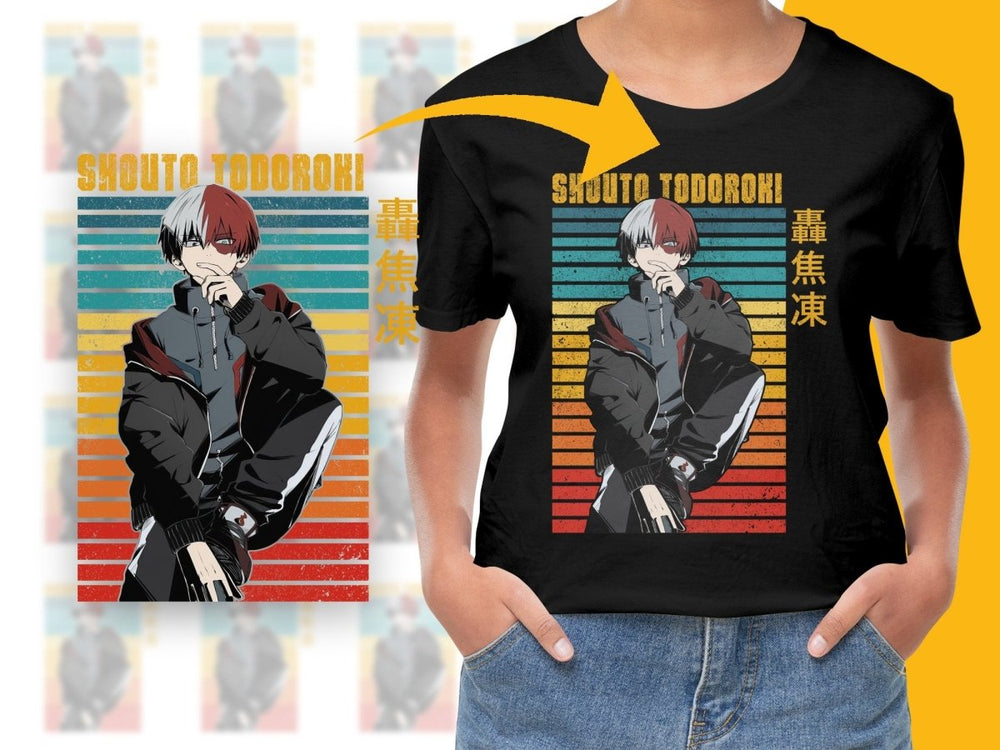 Shouto Todoroki Anime Character PNG Digital Download - Teepew