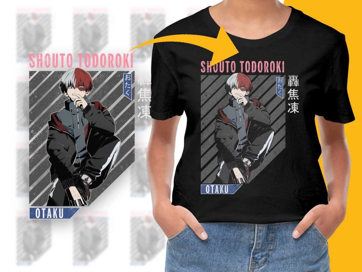 Shouto Todoroki Anime Character PNG Digital Download - Teepew