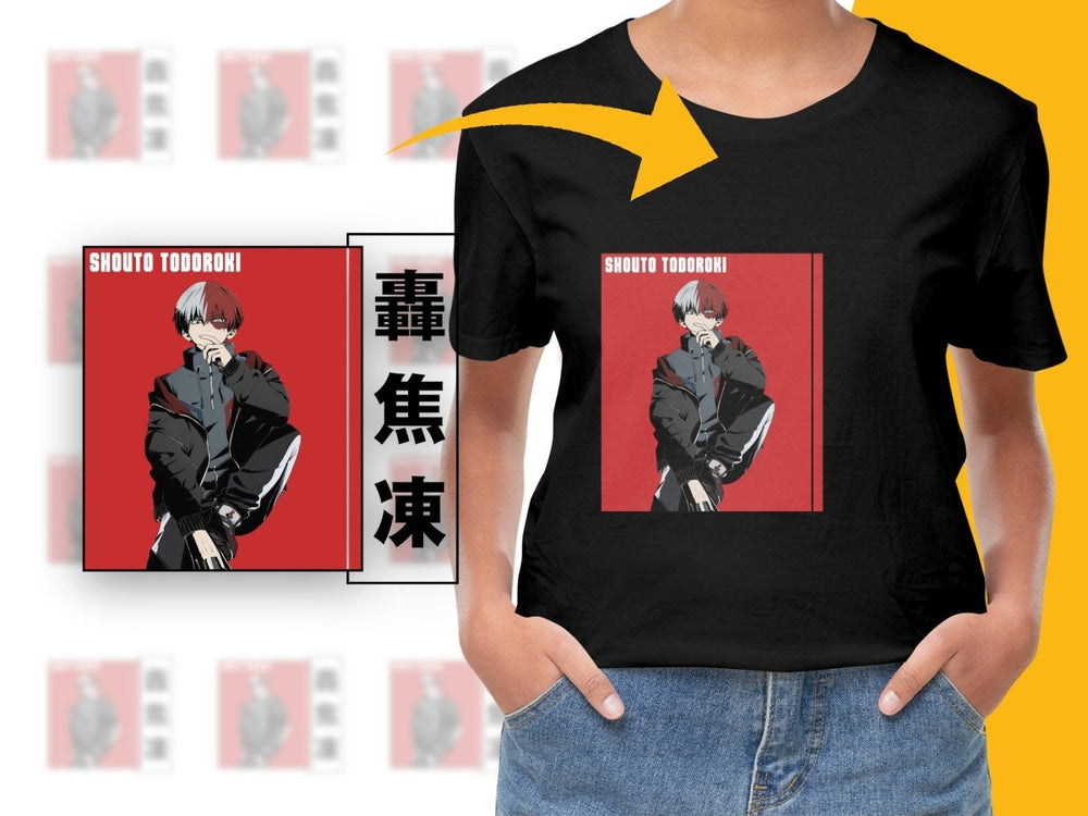 Shouto Todoroki PNG Digital Download Anime Character - Teepew