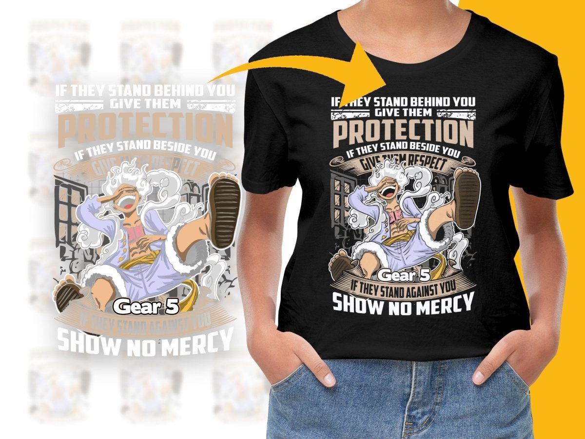 Show No Mercy Gear 5 Anime Character PNG File - Teepew