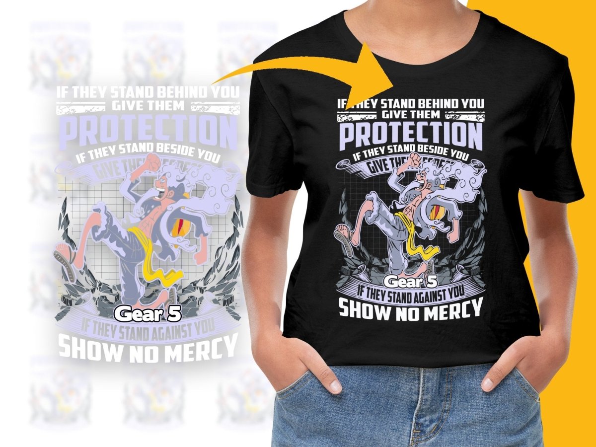 Show No Mercy Gear 5 Anime Character PNG File - Teepew
