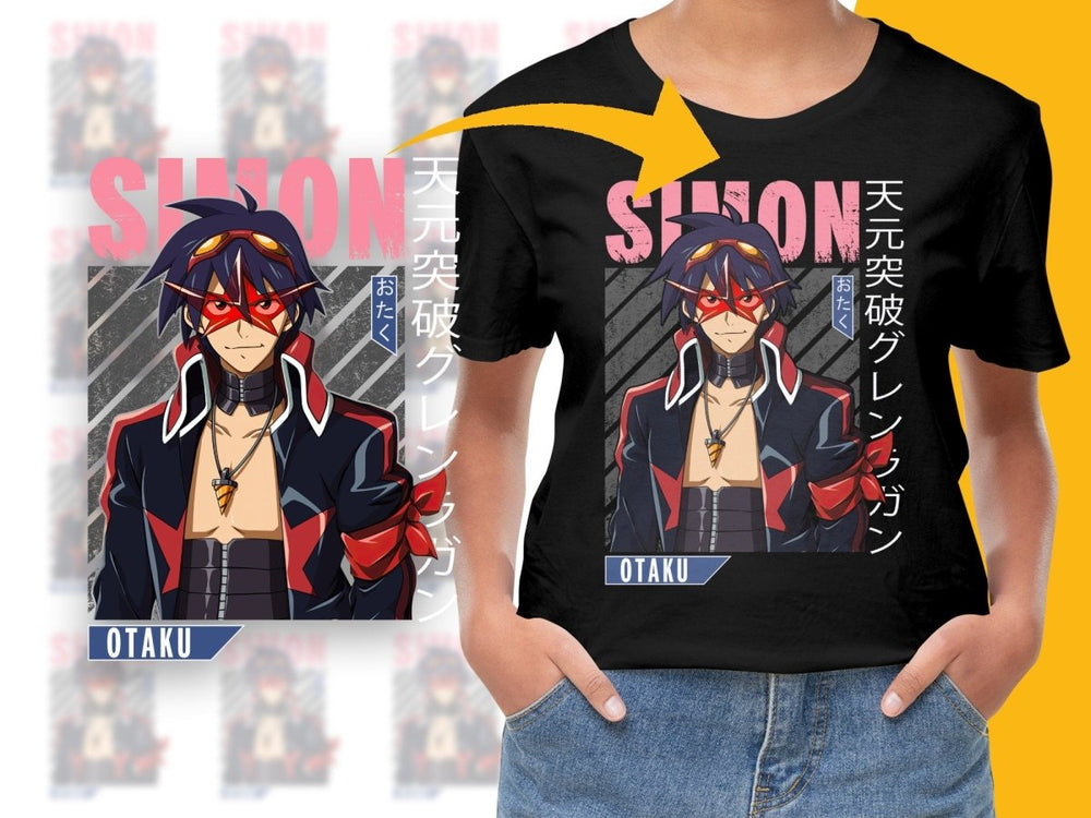 Simon from Famous Anime Character PNG Digital - Teepew