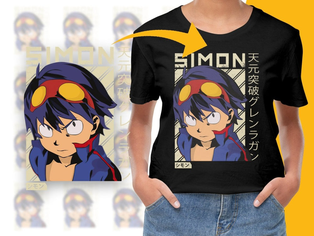 Simon from Tengen Toppa Gurren Lagann Poster Digital - Teepew