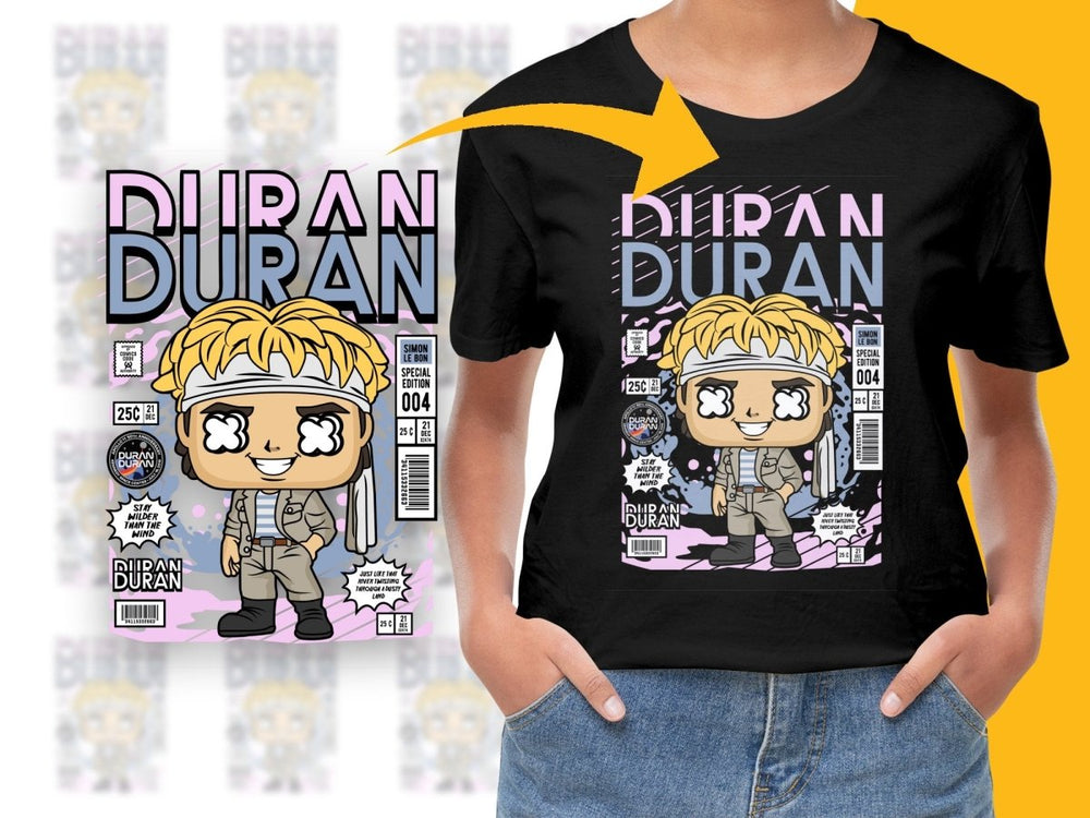 Simon Le Bon Duran Duran Popculture PNG File - Teepew