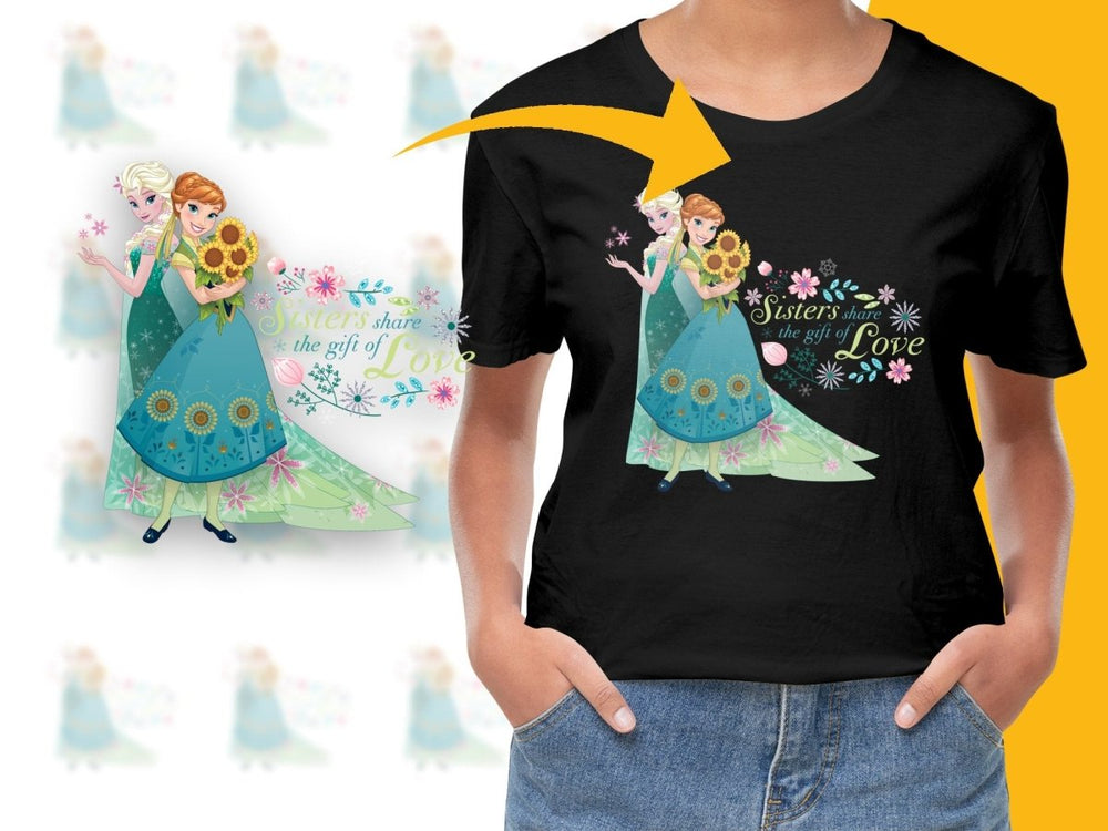 Sisters Share The Gift Of Love Digital product type - Teepew