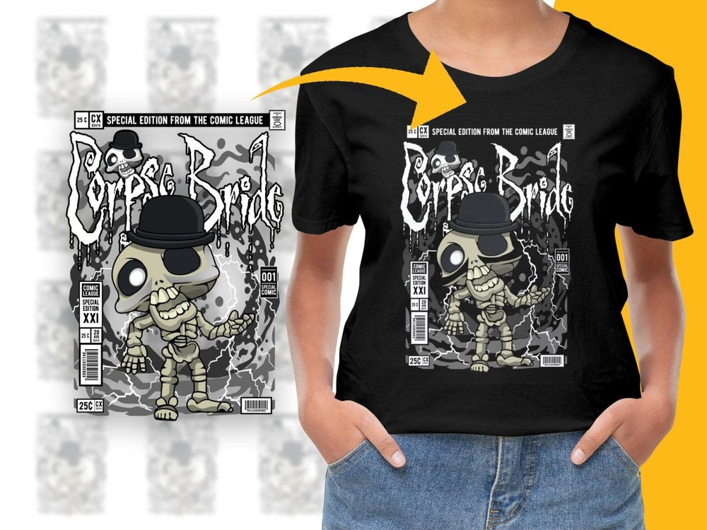 Skeleton Corpse Bride Popculture PNG File - Teepew