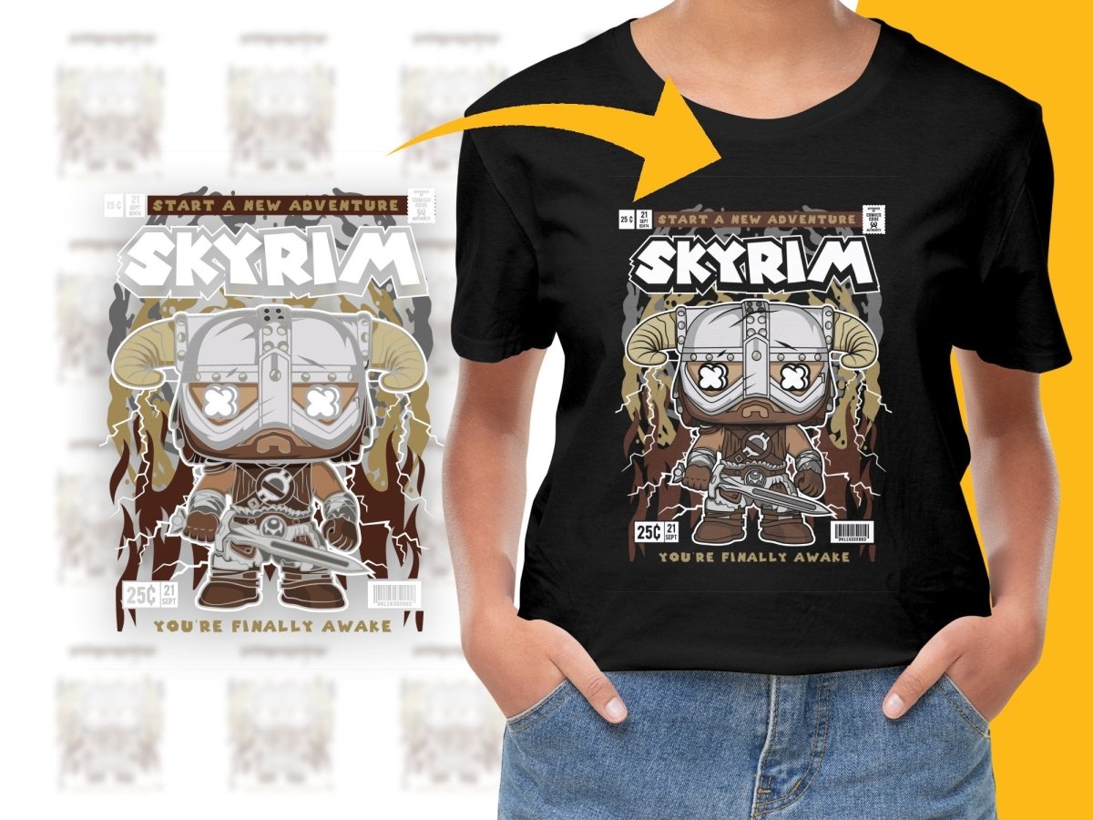 Skyrim Popculture PNG File - Teepew