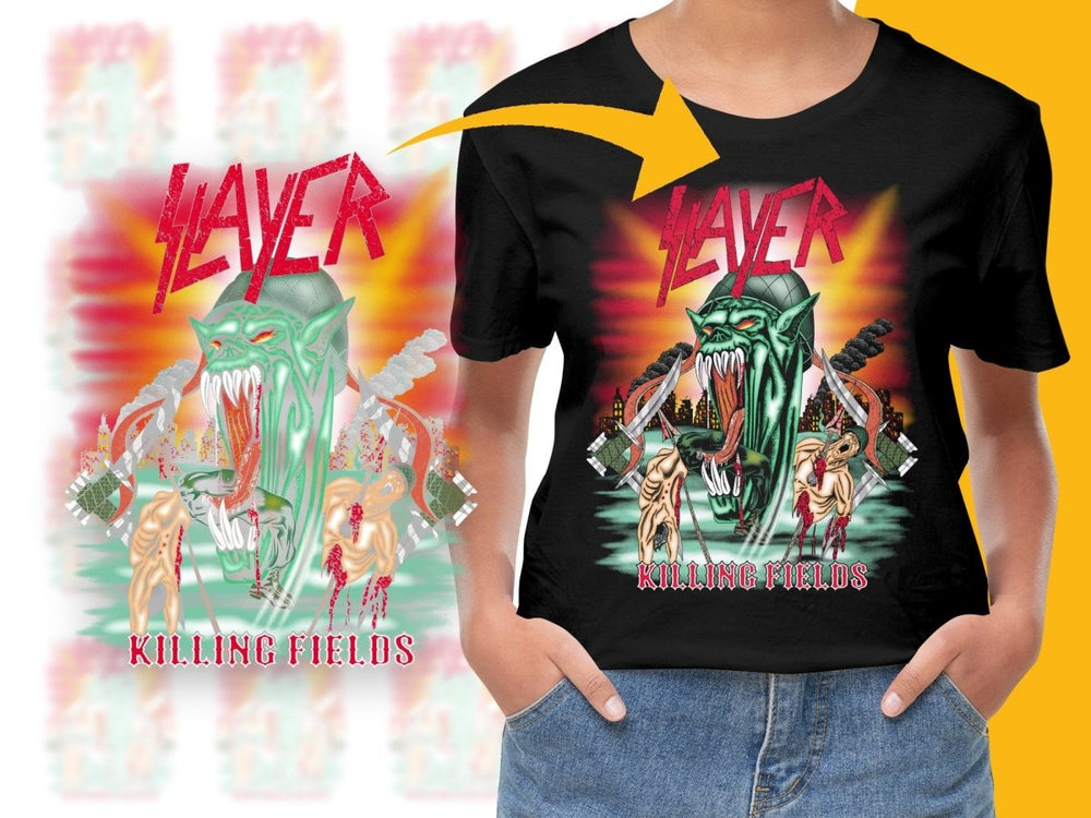 Slayer Killing Fields Graphic PNG File - Teepew