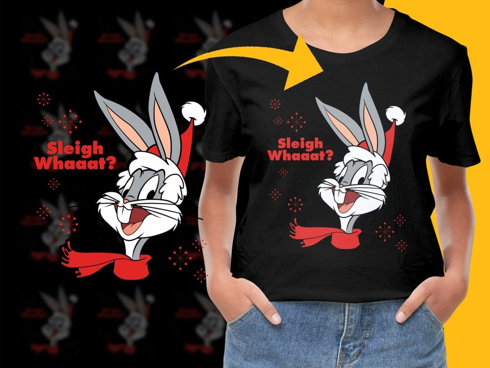 Sleigh Whaaat Bugs Bunny Christmas Graphic PNG File - Teepew