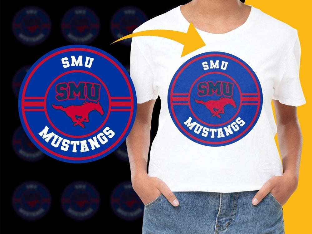 SMU MUSTANGS NCAA College PNG File - Teepew