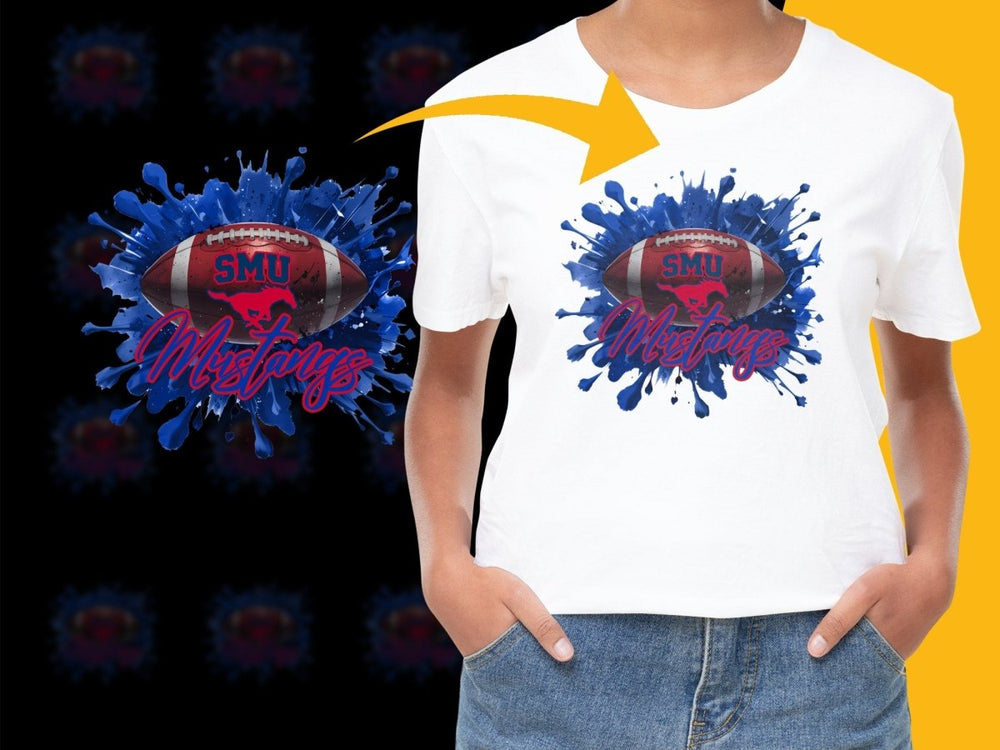 SMU Mustangs NCAA College PNG File - Teepew