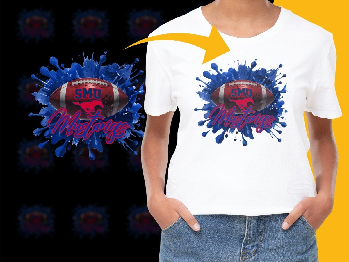 SMU Mustangs NCAA College PNG File - Teepew