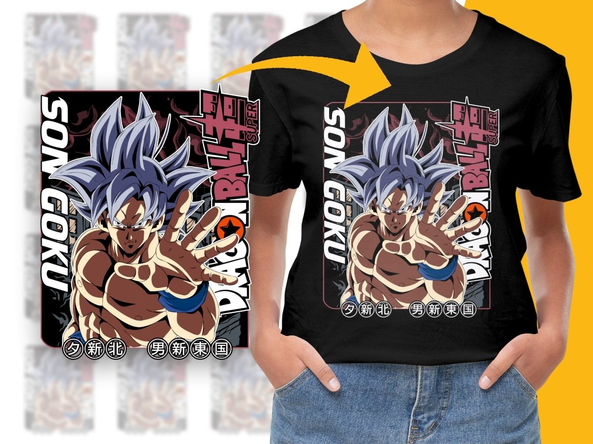 Son Goku Dragon Ball Super Design PNG File - Teepew