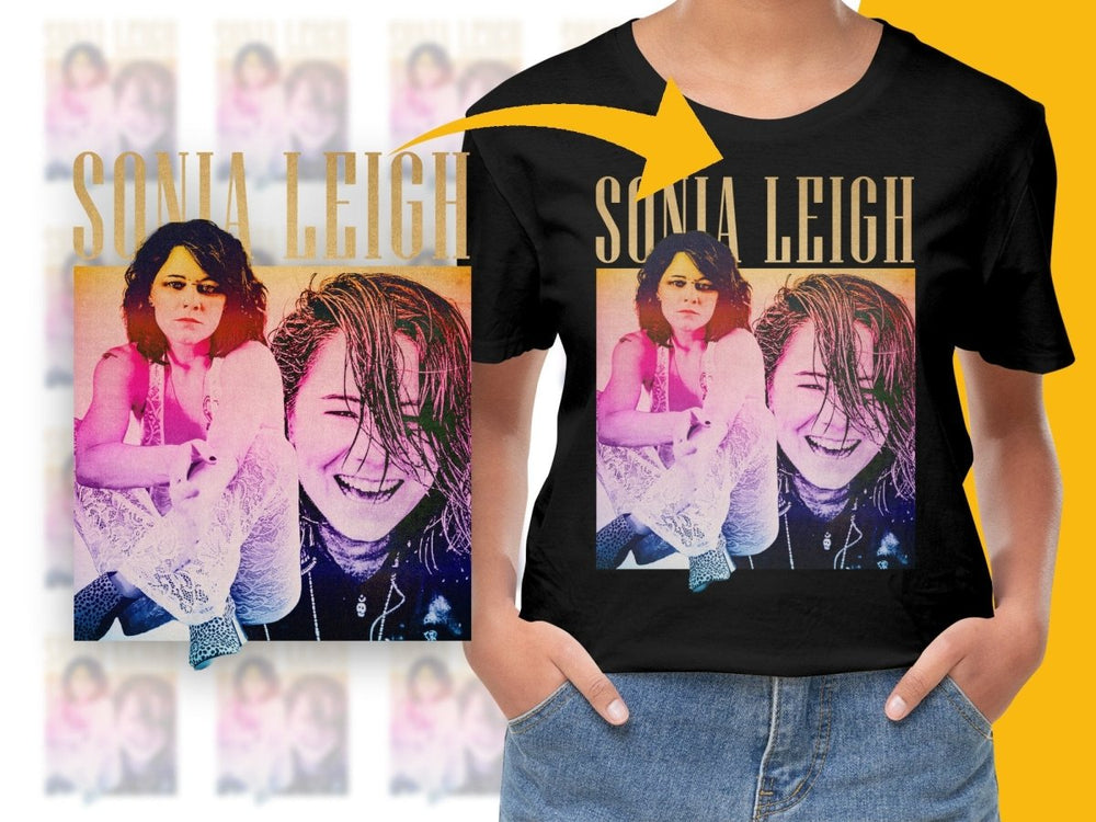 SONIA LEIGH Music Homage PNG File - Teepew