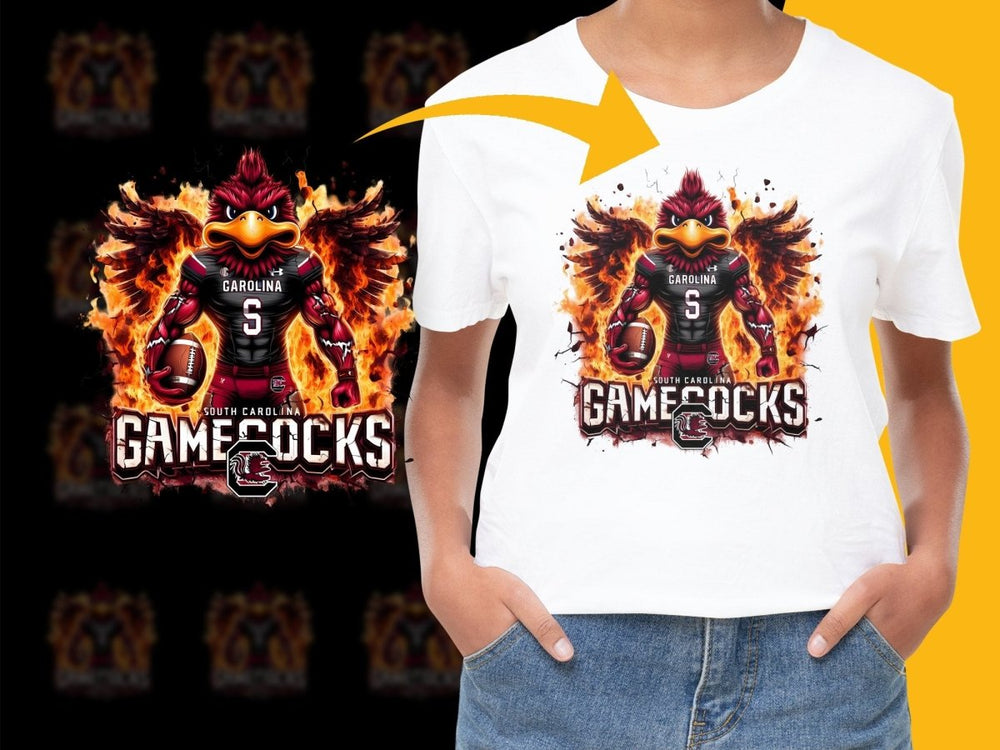 South Carolina Gamecocks Fierce Mascot Graphic PNG File - Teepew